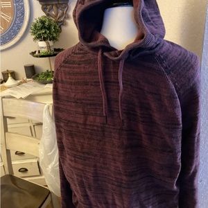 mens buffalo jeans david button pullover hoodie hooded sweatshirt red